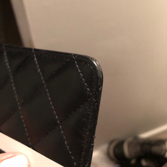 Authentic Lambskin Chanel flat wallet LGHW - Picture 5 of 7